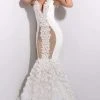 Jasz Couture - 7202 Plunging Neck Floral Applique Mermaid Gown 1 Jasz Couture - 7202 Plunging Neck Floral Applique Mermaid Gown