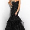 Jasz Couture - 7311 Embellished Strapless Ruffled Trumpet Dress 1 Jasz Couture - 7311 Embellished Strapless Ruffled Trumpet Dress