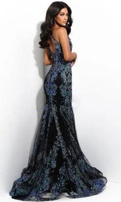 Jasz Couture - 7317 Sparkly Sweetheart Neckline Sheath Dress