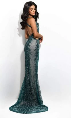 Jasz Couture - 7321 Embellished Halter Neckline Trumpet Dress 9 Jasz Couture - 7321 Embellished Halter Neckline Trumpet Dress