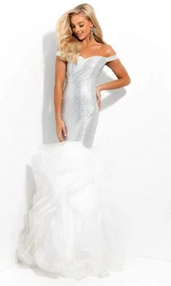 Jasz Couture - 7334 Sparkling Beaded Off-Shoulder Trumpet Dress 10 Jasz Couture - 7334 Sparkling Beaded Off-Shoulder Trumpet Dress