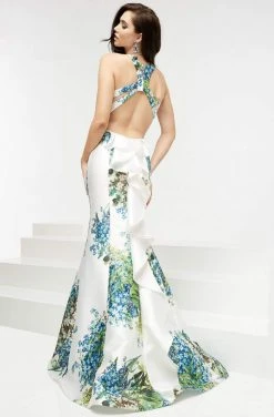 Jasz Couture - Floral Halter Evening Gown 5937