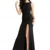 Jasz Couture - Laced Sleeveless Jersey Gown 5918