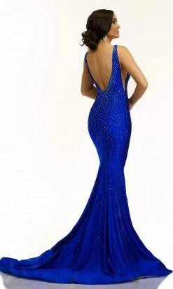 Johnathan Kayne - 2305 V-Neck Trumpet Evening Dress
