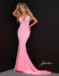 Johnathan Kayne - 2308 Fitted Trumpet Evening Dress