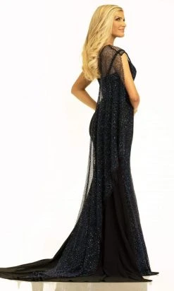 Johnathan Kayne - 2309 Asymmetrical Sheath Evening Dress