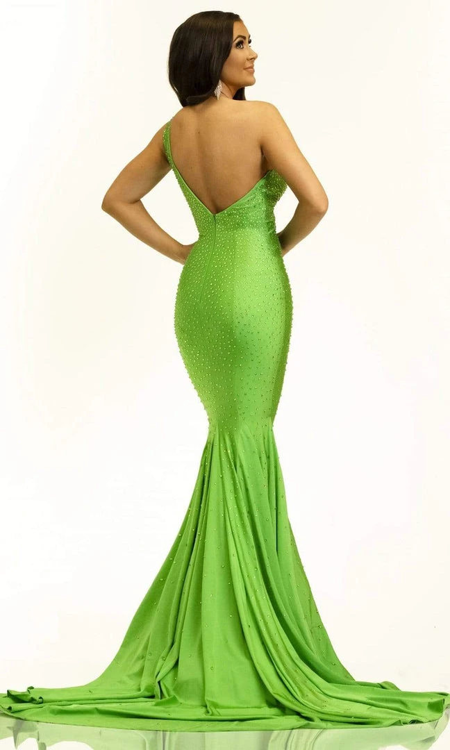 Johnathan Kayne - 2318 Asymmetrical Trumpet Evening Dress 6 Johnathan Kayne - 2318 Asymmetrical Trumpet Evening Dress