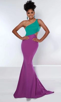 Johnathan Kayne - 2402 Asymmetrical One - Shoulder Gown