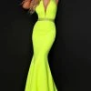 Johnathan Kayne - 2405 Halter Neck Fitted Gown 2 Johnathan Kayne - 2405 Halter Neck Fitted Gown