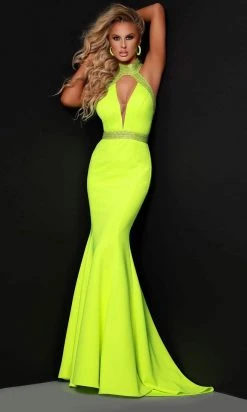 Johnathan Kayne - 2405 Halter Neck Fitted Gown