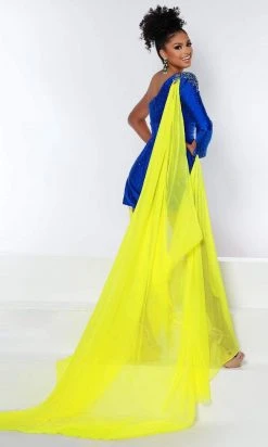 Johnathan Kayne - 2435 One Sleeve Sequined Romper