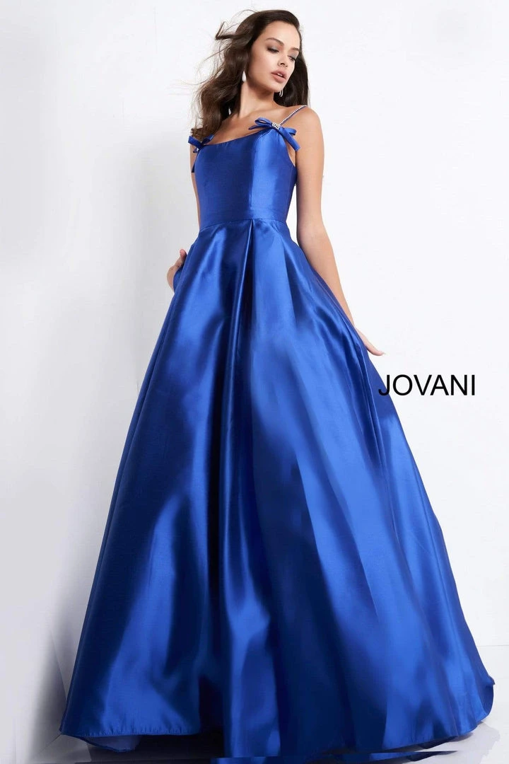 Jovani - 00199 Embellished Scoop Mikado Ballgown 10 Jovani - 00199 Embellished Scoop Mikado Ballgown