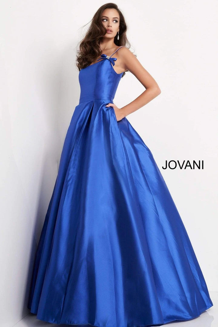 Jovani - 00199 Embellished Scoop Mikado Ballgown 8 Jovani - 00199 Embellished Scoop Mikado Ballgown