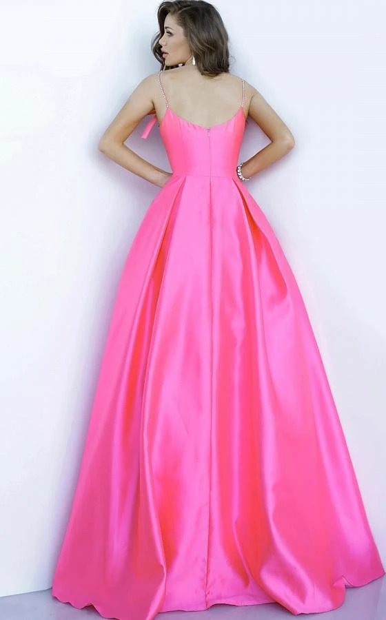 Jovani - 00199 Embellished Scoop Mikado Ballgown 4 Jovani - 00199 Embellished Scoop Mikado Ballgown