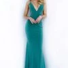 Jovani - 00512 Fitted Strappy Back Prom Dress With Train 1 Jovani - 00512 Fitted Strappy Back Prom Dress With Train