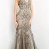 Jovani - 02328 Crystal Beaded Vintage-Inspired Dress 2 Jovani - 02328 Crystal Beaded Vintage-Inspired Dress