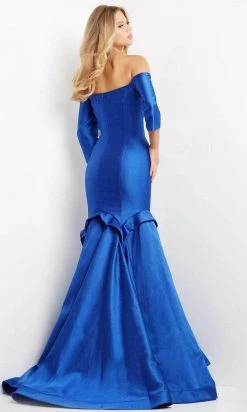 Jovani 03666 - Off Shoulder Trumpet Evening Gown