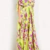 Jovani - 04176 Ruched Sleeve Printed Flowy Dress 1 Jovani - 04176 Ruched Sleeve Printed Flowy Dress