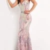 Jovani - 05100 Strapless V-Neck Sequin Embellished Mermaid Gown 2 Jovani - 05100 Strapless V-Neck Sequin Embellished Mermaid Gown