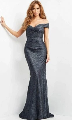 Jovani 05459 - Off-shoulder Sweetheart Neck Long Gown 8 Jovani 05459 - Off-shoulder Sweetheart Neck Long Gown