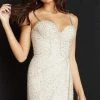 Jovani - 05574 Sweetheart Sheath Cocktail Dress