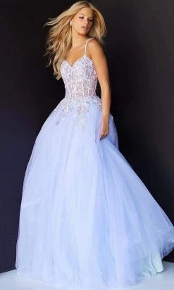 Jovani - 06207 Tulle Voluminous Crisscross Gown 7 Jovani - 06207 Tulle Voluminous Crisscross Gown
