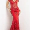 Jovani - 06369 Off Shoulder Embellished Mermaid Gown 2 Jovani - 06369 Off Shoulder Embellished Mermaid Gown