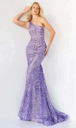 Jovani - 06517 One Shoulder Sequin Embellished Dress 13 Jovani - 06517 One Shoulder Sequin Embellished Dress