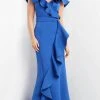Jovani 06567 - Ruffle Trimmed Mermaid Evening Dress 2 Jovani 06567 - Ruffle Trimmed Mermaid Evening Dress