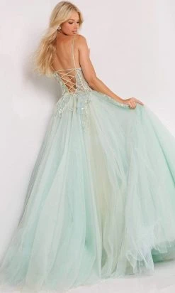 Jovani - 06816 Sweetheart Illusion Corset Ballgown