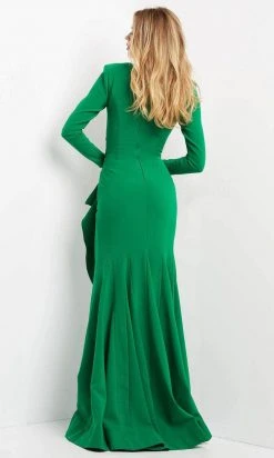 Jovani 06995 - Long Ruffle Draped Evening Dress 7 Jovani 06995 - Long Ruffle Draped Evening Dress