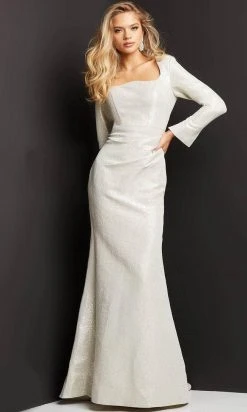 Jovani 06996 - Square Neck Mermaid Evening Gown