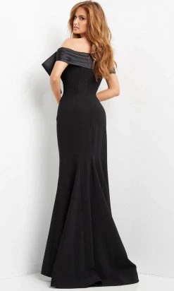Jovani 07014 - Satin Bow Mermaid Evening Dress
