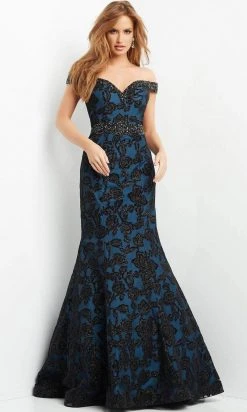 Jovani 07061 - Sweetheart Floral Mermaid Evening Gown