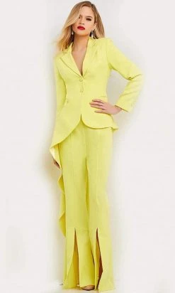 Jovani - 07209 Racer Back Two Piece Pantsuit