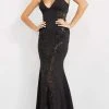 Jovani - 07296 Illusion Embroidered Mermaid Gown 1 Jovani - 07296 Illusion Embroidered Mermaid Gown