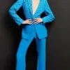 Jovani 07551 - Laced Jacket Two Piece Jumpsuit