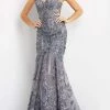 Jovani - 07935 Appliqued Sweetheart Mermaid Gown 1 Jovani - 07935 Appliqued Sweetheart Mermaid Gown