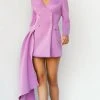 Jovani 08310 - Blazer Cascade Cocktail Dress 1 Jovani 08310 - Blazer Cascade Cocktail Dress
