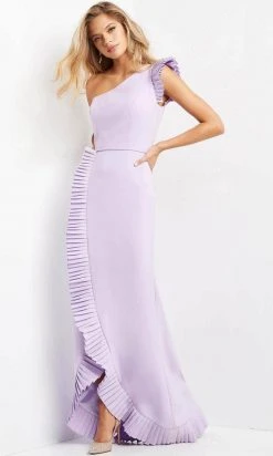 Jovani 08527 - Pleat-Trimmed Sheath Evening Dress 11 Jovani 08527 - Pleat-Trimmed Sheath Evening Dress