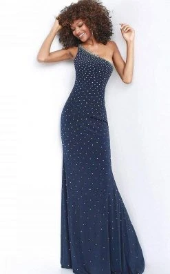 Jovani - 1170 Beaded Stretch Jersey Trumpet Dress