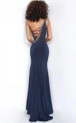 Jovani - 1170 Beaded Stretch Jersey Trumpet Dress