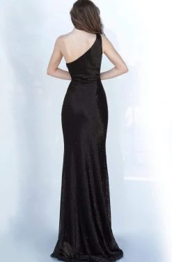 Jovani - 1248 Beaded One Shoulder Sheath Dress