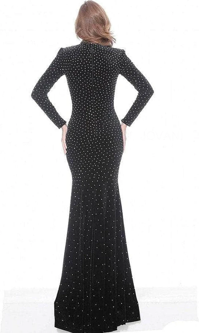 Jovani 1422 - Long Sleeve High Neck Evening Dress 4 Jovani 1422 - Long Sleeve High Neck Evening Dress