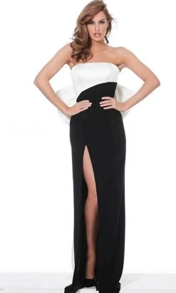 Jovani 1998 - Strapless Straight Across Neck Evening Dress