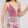Jovani 23293 - Sleeveless Crystal Cocktail Dress