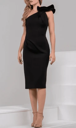 Jovani - 23886 Ruffled One Shoulder Strap Cocktail Dress 19 Jovani - 23886 Ruffled One Shoulder Strap Cocktail Dress