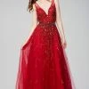 Jovani - 29085 Sleeveless Adorned Tulle Gown 2 Jovani - 29085 Sleeveless Adorned Tulle Gown