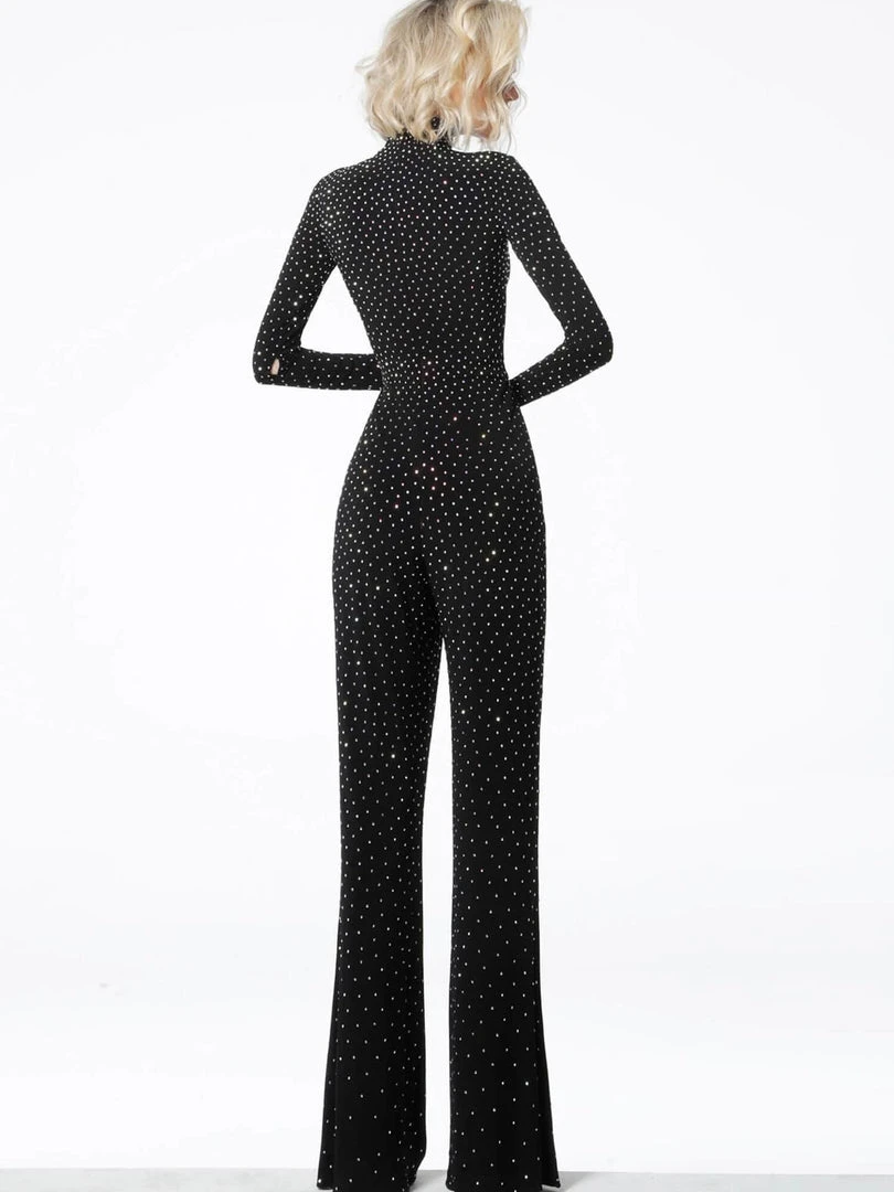 Jovani 3048 - Beaded Semi Formal Jumpsuit 4 Jovani 3048 - Beaded Semi Formal Jumpsuit