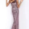 Jovani - 3470 Sequined One Shoulder Trumpet Dress 2 Jovani - 3470 Sequined One Shoulder Trumpet Dress
